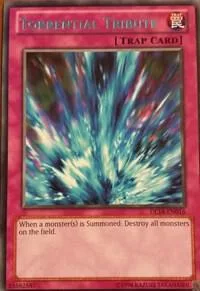 Torrential Tribute Blue DL18-EN016 Yu-Gi-Oh card from Duelist League Promo
