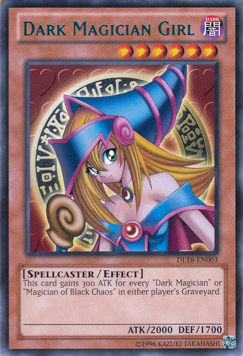 Dark Magician Girl Green DL18-EN003 Yu-Gi-Oh card from Duelist League Promo