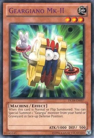Geargiano Mk-II Purple DL18-EN007 Yu-Gi-Oh card from Duelist League Promo