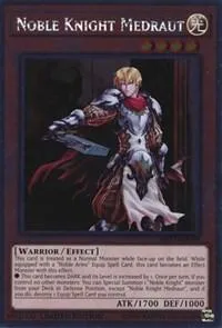 Noble Knight Medraut NKRT-EN006 Yu-Gi-Oh card from Noble Knights of the Round Table Box Set