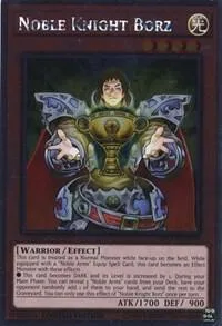Noble Knight Borz NKRT-EN009 Yu-Gi-Oh card from Noble Knights of the Round Table Box Set