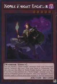 Noble Knight Eachtar NKRT-EN011 Yu-Gi-Oh card from Noble Knights of the Round Table Box Set
