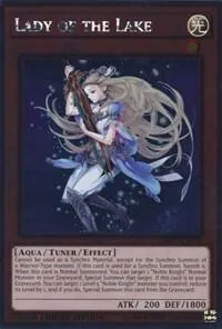 Lady of the Lake NKRT-EN013 Yu-Gi-Oh card from Noble Knights of the Round Table Box Set