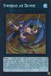 Swords at Dawn NKRT-EN030 Yu-Gi-Oh card from Noble Knights of the Round Table Box Set