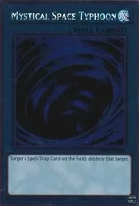 Mystical Space Typhoon NKRT-EN040 Yu-Gi-Oh card from Noble Knights of the Round Table Box Set