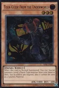 Tour Guide From the Underworld Ultimate Rare AP06-EN001 Yu-Gi-Oh card from Astral Pack 6