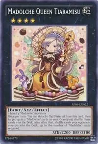 Madolche Queen Tiaramisu AP06-EN022 Yu-Gi-Oh card from Astral Pack 6