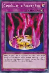 Cursed Seal of the Forbidden Spell AP06-EN028 Yu-Gi-Oh card from Astral Pack 6