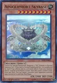 Apoqliphort Skybase SECE-EN023 Unlimited Yu-Gi-Oh card from Secrets of Eternity