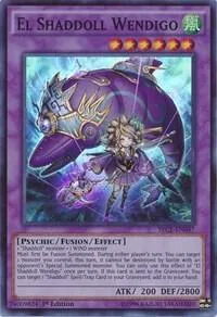 El Shaddoll Wendigo SECE-EN047 Unlimited Yu-Gi-Oh card from Secrets of Eternity