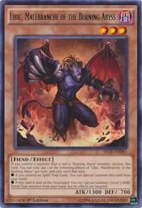 Libic, Malebranche of the Burning Abyss SECE-EN083 Unlimited Yu-Gi-Oh card from Secrets of Eternity
