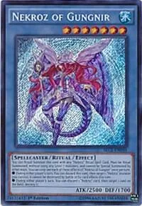 Nekroz of Gungnir SECE-EN044 Unlimited Yu-Gi-Oh card from Secrets of Eternity
