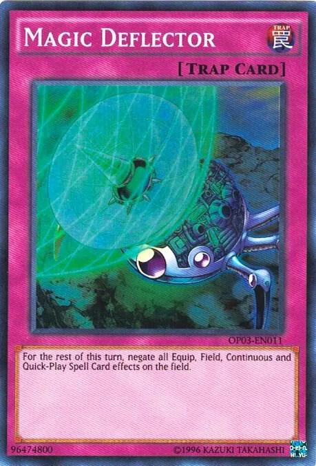 Magic Deflector OP03-EN011 Yu-Gi-Oh card from OTS Tournament Pack 3
