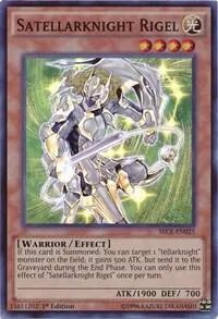 Satellarknight Rigel SECE-EN025 1st Edition Yu-Gi-Oh card from Secrets of Eternity