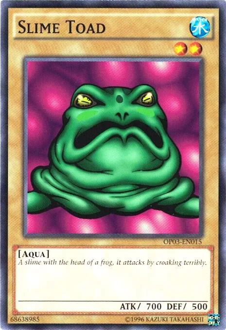 Slime Toad OP03-EN015 Yu-Gi-Oh card from OTS Tournament Pack 3