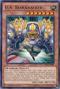 U.A. Blockbacker SECE-EN088 1st Edition Yu-Gi-Oh card from Secrets of Eternity