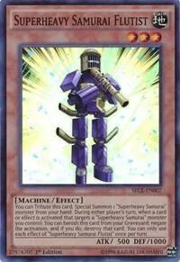 Superheavy Samurai Flutist SECE-EN007 1st Edition Yu-Gi-Oh card from Secrets of Eternity
