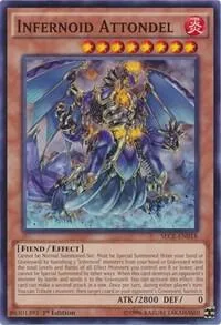 Infernoid Attondel SECE-EN018 Unlimited Yu-Gi-Oh card from Secrets of Eternity