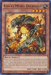 Koa'ki Meiru Overload SECE-EN033 Unlimited Yu-Gi-Oh card from Secrets of Eternity