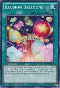 Illusion Balloons SECE-EN053 Yu-Gi-Oh card from Secrets of Eternity