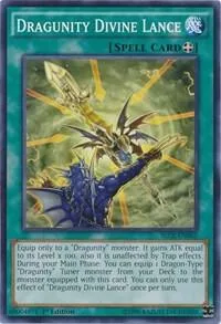 Dragunity Divine Lance SECE-EN062 Unlimited Yu-Gi-Oh card from Secrets of Eternity