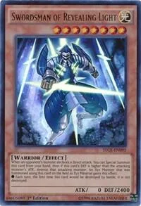 Swordsman of Revealing Light SECE-EN095 1st Edition Yu-Gi-Oh card from Secrets of Eternity