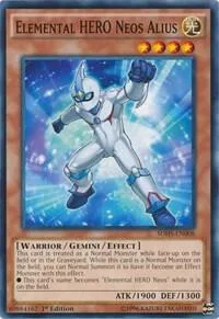 Elemental HERO Neos Alius SDHS-EN008 Yu-Gi-Oh card from Structure Deck: HERO Strike
