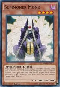 Summoner Monk SDHS-EN017 1st Edition Yu-Gi-Oh card from Structure Deck: HERO Strike
