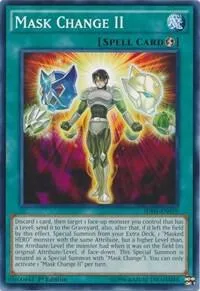 Mask Change II SDHS-EN019 Unlimited Yu-Gi-Oh card from Structure Deck: HERO Strike