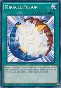 Miracle Fusion SDHS-EN024 Unlimited Yu-Gi-Oh card from Structure Deck: HERO Strike