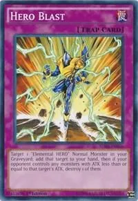 Hero Blast SDHS-EN036 Yu-Gi-Oh card from Structure Deck: HERO Strike
