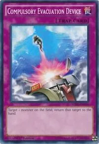 Compulsory Evacuation Device SDHS-EN039 Unlimited Yu-Gi-Oh card from Structure Deck: HERO Strike