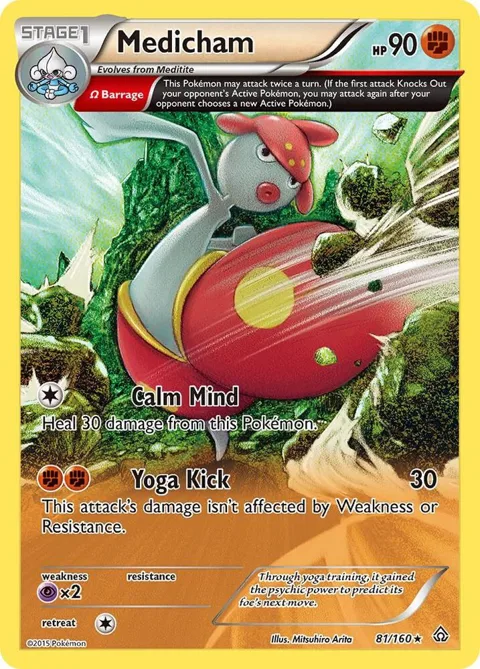 Medicham Omega #81/160 Pokémon card from XY - Primal Clash