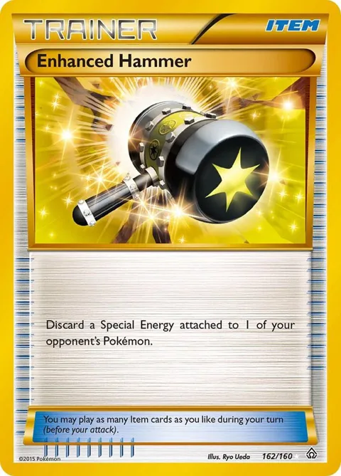 Enhanced Hammer 162 Secret Rare #162/160 Holofoil Pokémon card from XY - Primal Clash