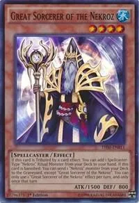 Great Sorcerer of the Nekroz THSF-EN011 1st Edition Yu-Gi-Oh card from The Secret Forces