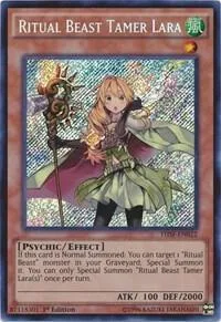 Ritual Beast Tamer Lara THSF-EN022 Unlimited Yu-Gi-Oh card from The Secret Forces