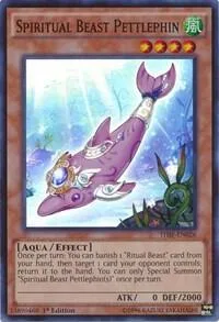 Spiritual Beast Pettlephin THSF-EN026 1st Edition Yu-Gi-Oh card from The Secret Forces