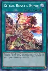 Ritual Beast's Bond THSF-EN031 1st Edition Yu-Gi-Oh card from The Secret Forces