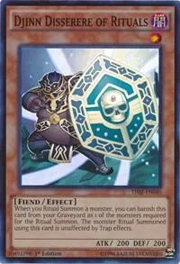 Djinn Disserere of Rituals THSF-EN040 Unlimited Yu-Gi-Oh card from The Secret Forces