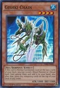 Gishki Chain THSF-EN041 Yu-Gi-Oh card from The Secret Forces