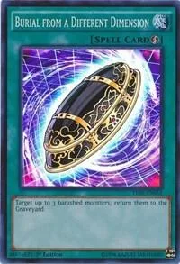 Burial from a Different Dimension THSF-EN051 1st Edition Yu-Gi-Oh card from The Secret Forces