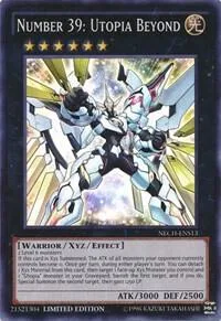 Number 39: Utopia Beyond SE NECH-ENS13 Yu-Gi-Oh card from The New Challengers