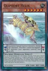 Qliphort Helix SE NECH-ENS04 Yu-Gi-Oh card from The New Challengers