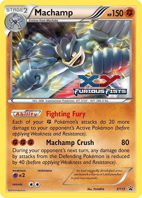 Machamp - XY13 Prerelease #XY13 Holofoil Pokémon card from XY Promos