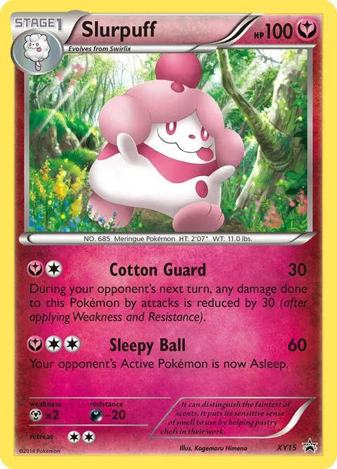 Slurpuff #XY15 Holofoil Pokémon card from XY Promos