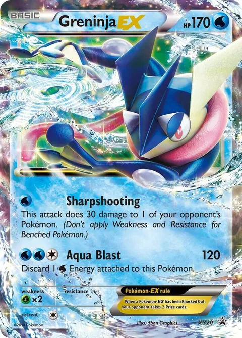 Greninja EX #XY20 Holofoil Pokémon card from XY Promos