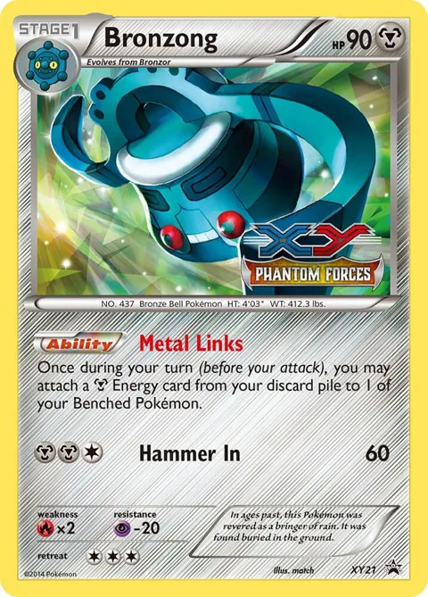 Bronzong - XY21 Prerelease #XY21 Holofoil Pokémon card from XY Promos