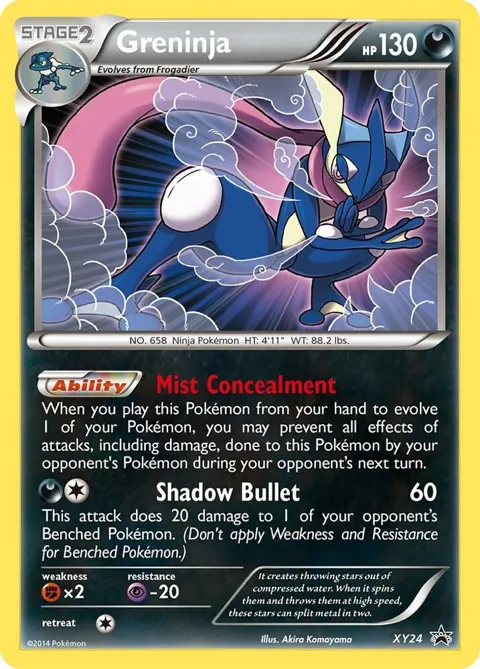 Greninja #XY24 Holofoil Pokémon card from XY Promos