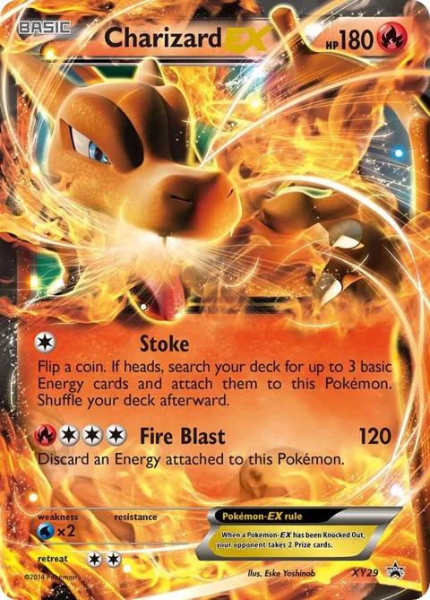 Charizard EX #XY29 Holofoil Pokémon card from XY Promos