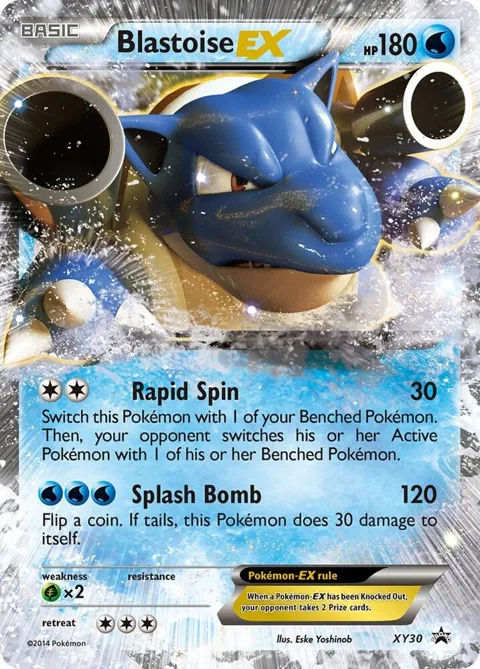 Blastoise EX #XY30 Holofoil Pokémon card from XY Promos